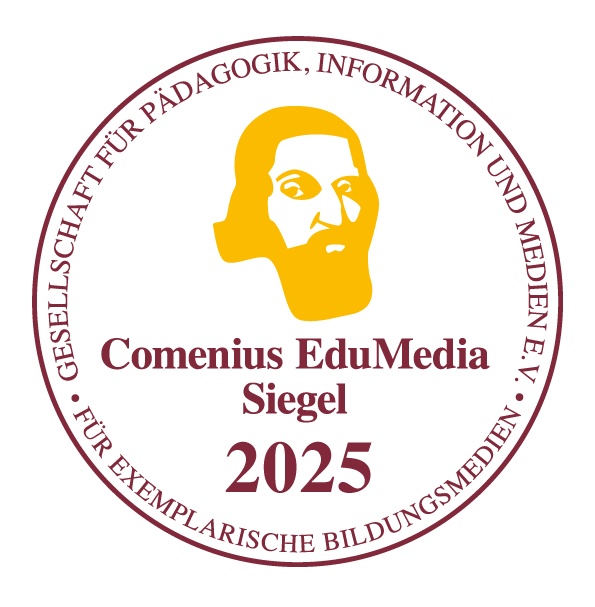 Comenius EduMedia Siegel 2025 für Heroes Finanzbildung